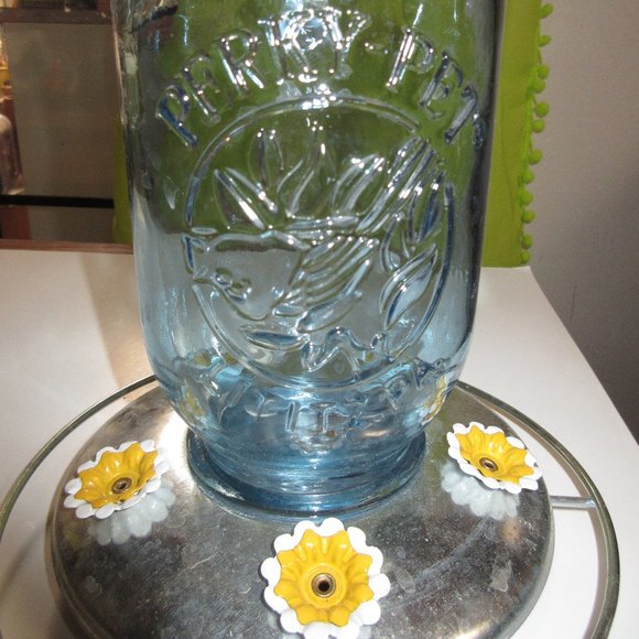 Glass Mason Jar Hummingbird Feeder Perky Pet - Picture 3 of 3